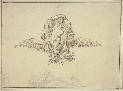 Voldtægt af Ganymedes af Unknown artist