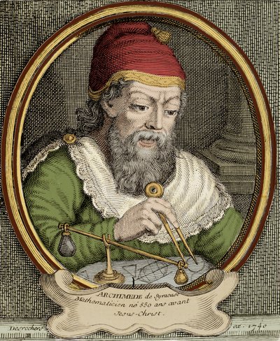 Repræsentation af Archimede af Syracuse af Unknown artist