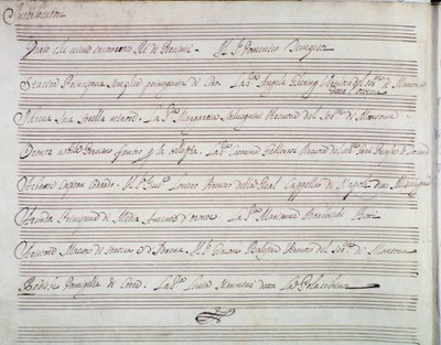 Resume af operaen The Coronation of Darius af Giuseppe Aldrovandini (1703) af Unknown artist