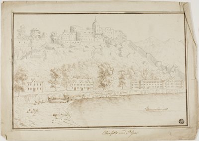 Rhinefelts og Saint Goar af Unknown artist