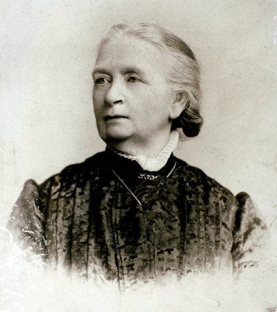 Risorgimento: "" Portræt af den engelske forfatter Jessie White Mario (1832-1906), sygeplejerske under kampagnerne af Giuseppe Garibaldi, hustru til den italienske patriot Alberto Mario"" Fotografi af slutningen af det 19. århundrede. Privat samling af Unknown artist