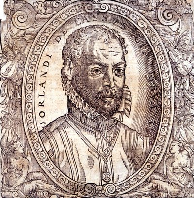 Roland de Lassus. (Orlando di Lasso) 1532-1594 fransk-flamsk komponist af Unknown artist