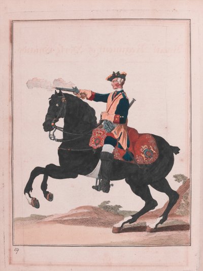 Royal Regiment of Horse Guards (gravering) af Unknown artist