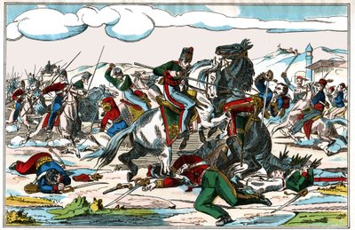 russisk tyrkisk krig. (Illustration, ca. 1880) af Unknown artist