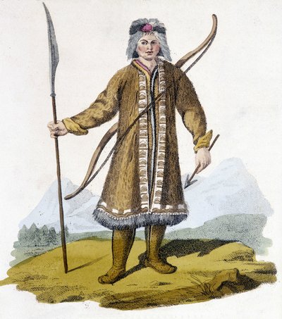 russisk jæger af Unknown artist