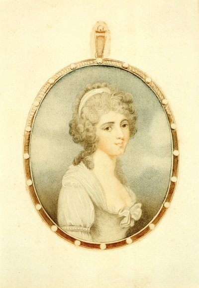Storace, Ann (Nancy) (1765-1817) Engelsk sopran af Unknown artist