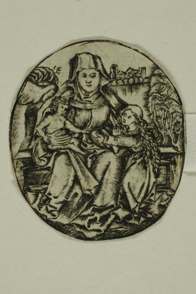 Sankt Anne, Jomfruen og Barnet af Unknown artist