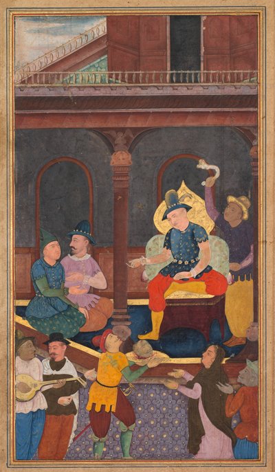 Salome modtager Johannes Døberens hoved på et fad, fra et spejl af hellighed (Mir