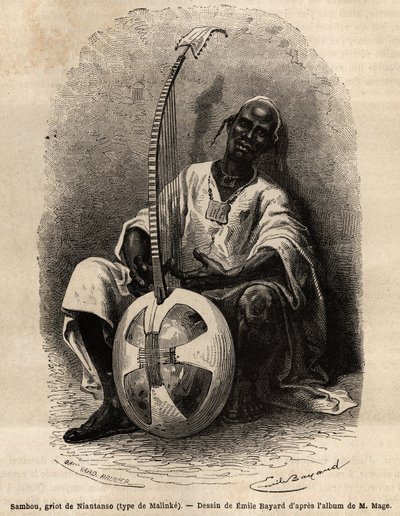 Sambou, griot fra Niantanso (Mali) (Malinke-type: vestafrikansk sprog (Guinee, Senegal, Mali og Côte d