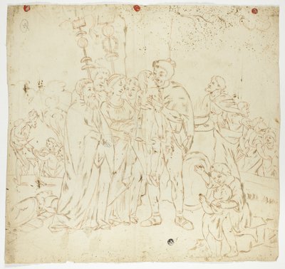 Scene fra romersk historie af Unknown artist