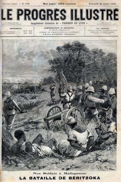 Anden fransk-malagasisk krig (1895) Beritzoka den 30. juni af Unknown artist