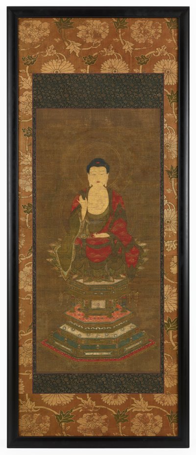 Shakyamuni prædiker af Unknown artist