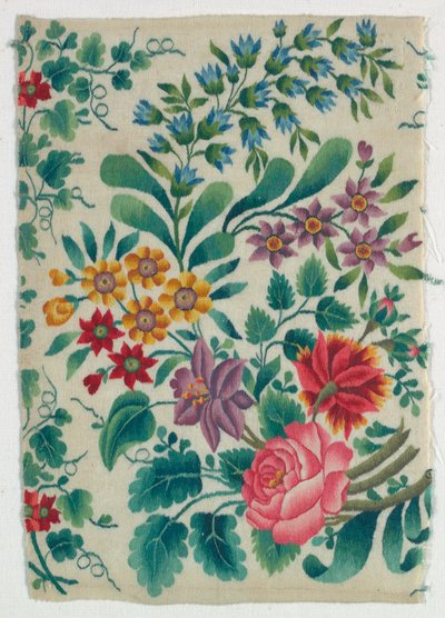 Sjal fragment af Unknown artist