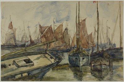 Skibe i Havn af Unknown artist