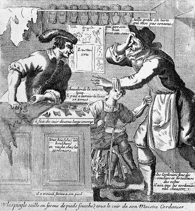 Skomager - 1782 - Musee Carnavalet. af Unknown artist