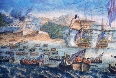 Belejring af Louisbourg af Unknown artist
