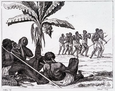 Slavehandel på en rejse - i "" maleriske Frankrig"", T.III af Unknown artist