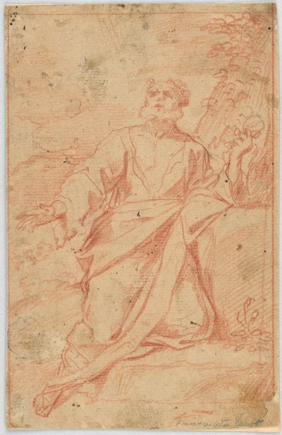 St. (Jerome?) i Ecstasy af Unknown artist