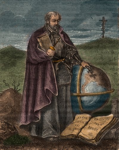 Skt. Ignatius af Loyola (1491-1556) (farvestik) - Portræt af Ignatius af Loyola (Sant Ignazio eller Sankt Ignatius af Unknown artist