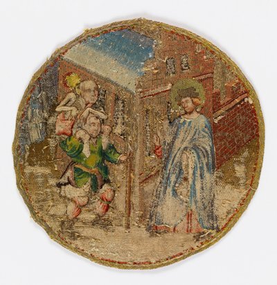 St. Martin helbreder de lamme og blinde tiggere mod deres ønsker af Unknown artist