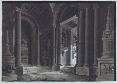 Scenedesign, Gravsalen af Unknown artist