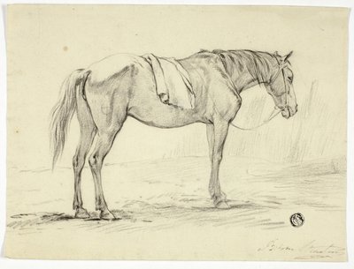 Stående Hest af Unknown artist