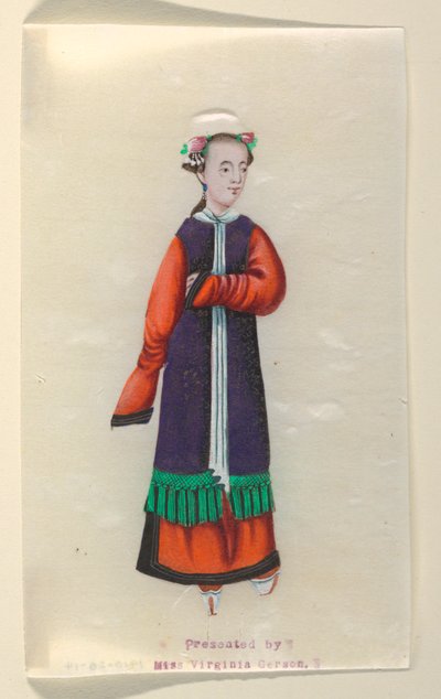 Stående Dame af Unknown artist