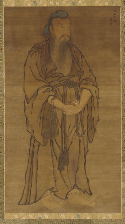 Stående figur af Lü Dongbin af Unknown artist