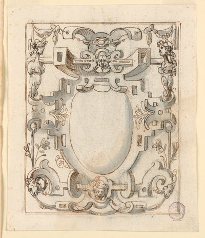 Strapwork design af Unknown artist