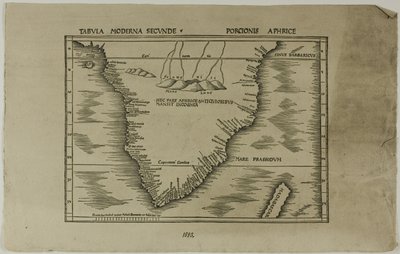 Tabula Moderna Secunde Porcionis Aphrice af Unknown artist