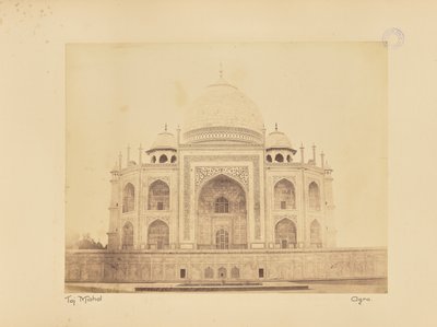 Taj Mahal. Agra af Unknown artist