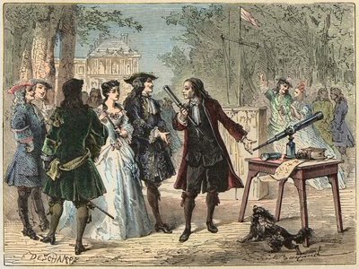 Telegraphic experience made by Guillaume Amontonsdani af Unknown artist