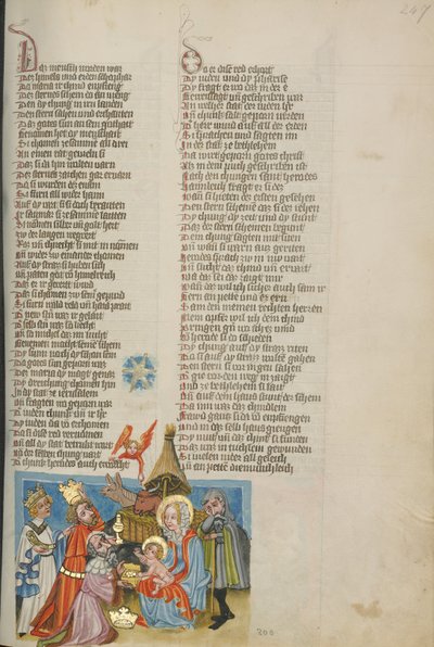 Tilbedelsen af de hellige tre konger af Unknown artist