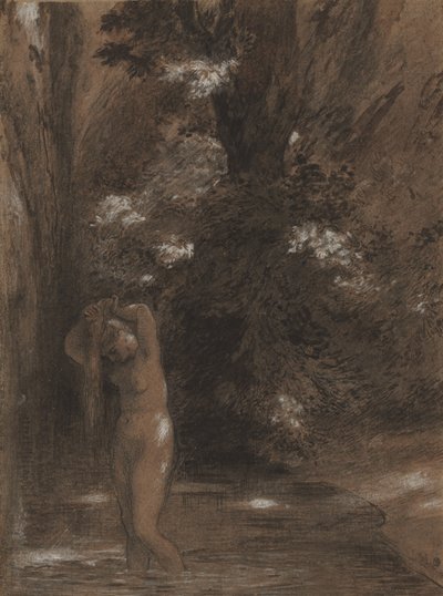 Badet af Unknown artist
