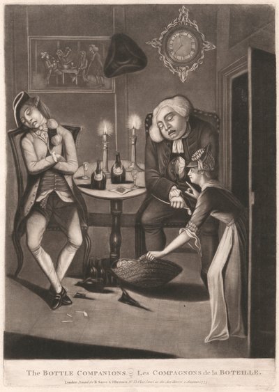 Flaskekammeraterne af Unknown artist