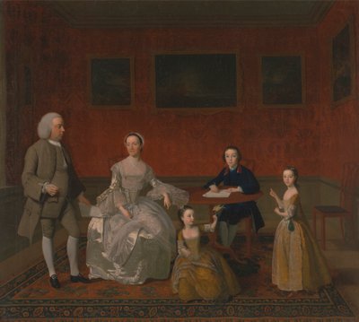 Familien Buckley-Boar af Unknown artist