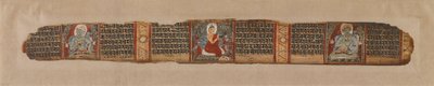 Buddha distribuerer honning fra et Prajnaparamita-manuskript af Unknown artist