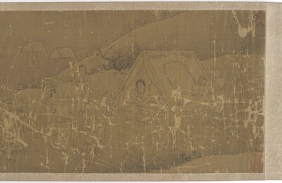 Cai Wenjis fangenskab (fire scener) af Unknown artist