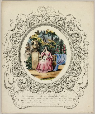 Den charme, der bedst kan forsøde livet (valentine) af Unknown artist