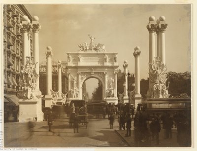 Dewey Arch, Madison Square, New York af Unknown artist