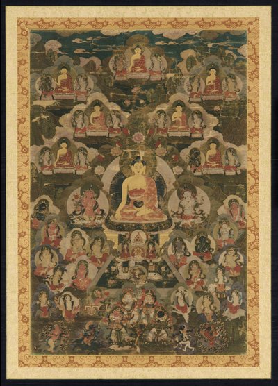De otte medicinbuddhaer af Unknown artist