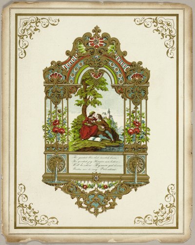 Den største lyksalighed, som dødelige kender (valentin) af Unknown artist