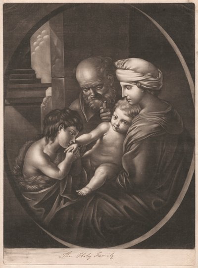 Den hellige familie af Unknown artist