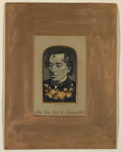 Den afdøde jarl af Beaconsfield af Unknown artist