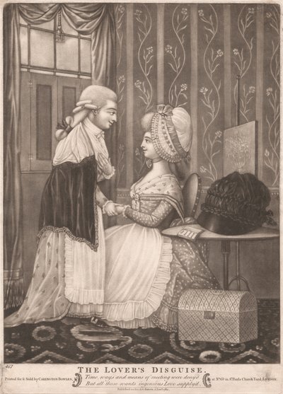 Elskerens udklædning af Unknown artist