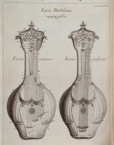 Lyra Barberina (gravering af Unknown artist