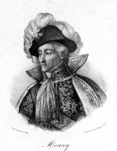Marskalen af Moncey (1754-1842), hertug af Conegliano. af Unknown artist