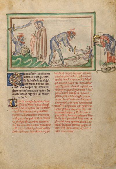 Dyrets massakre på de to vidner af Unknown artist