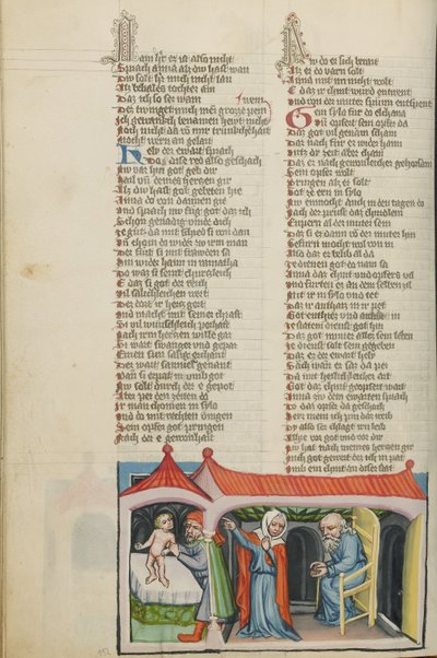 Præsentationen af Samuel i templet af Unknown artist