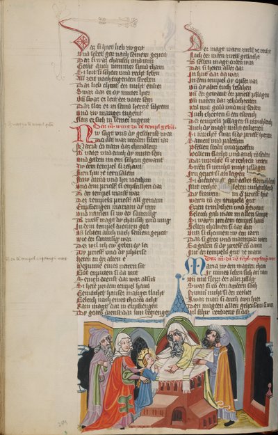 Præsentationen af Jomfru Maria i templet af Unknown artist